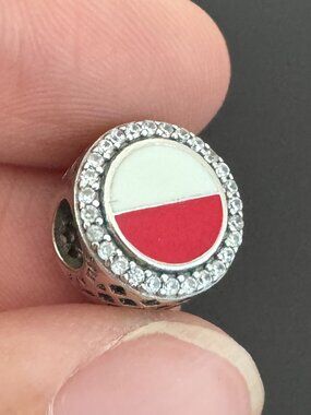 Authentic Pandora Indonesia Flag Charm
